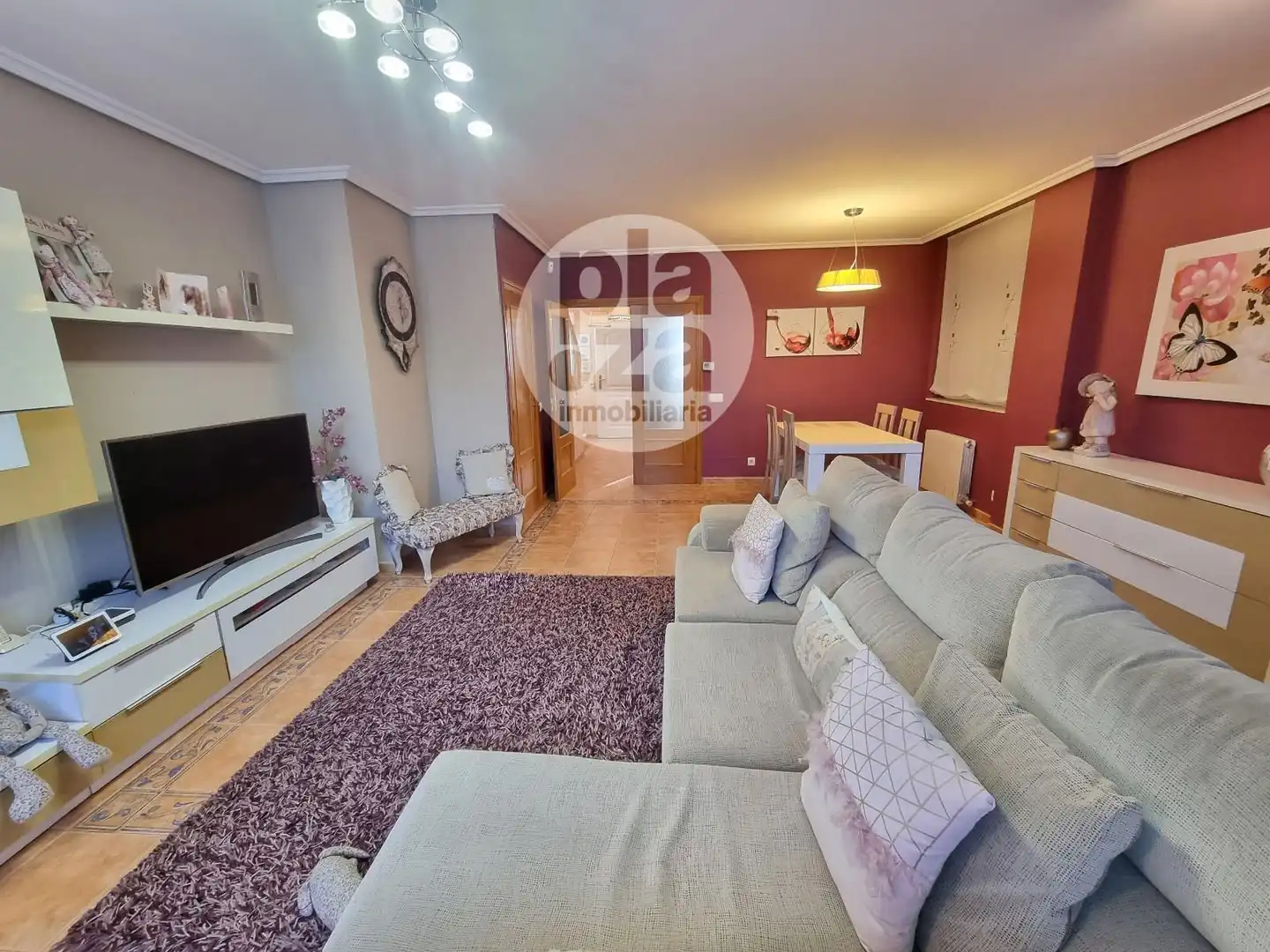 Sala d'estar de Casa adosada en venda en Sarracín, Burgos