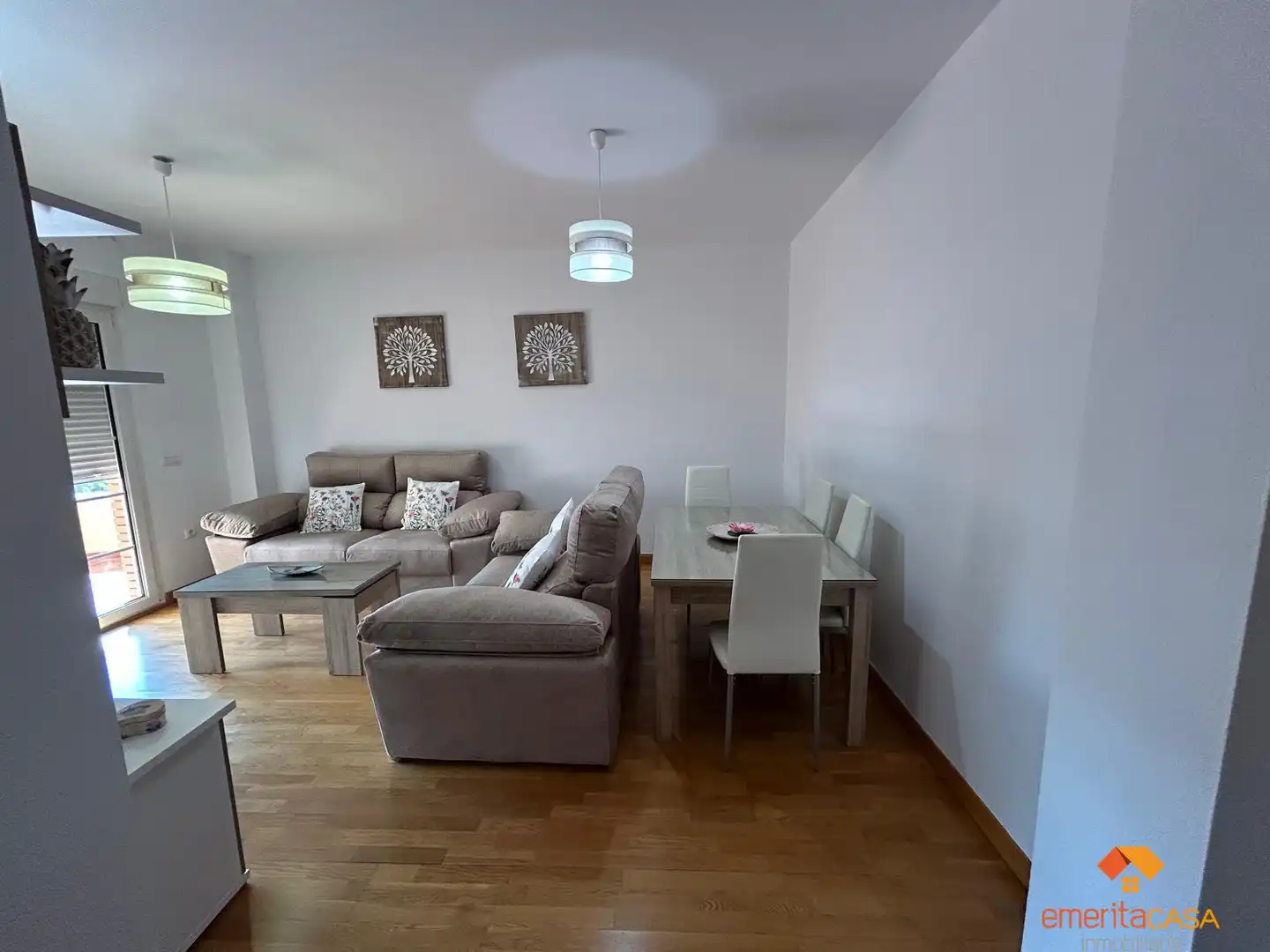 Wohnzimmer von Wohnung zur Miete in Mérida mit Klimaanlage, Parkett und Abstellraum