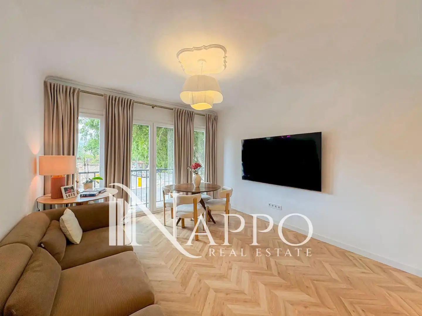 Living room of Flat for rent in  Palma de Mallorca  with Air Conditioner, Heating and Terrace