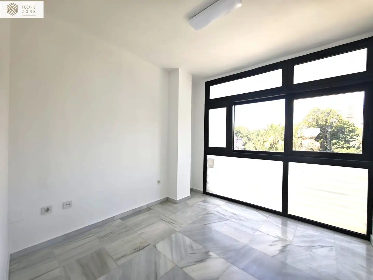Schlafzimmer von Wohnung zur Miete in Málaga mit Klimaanlage, Heizung und Terrasse