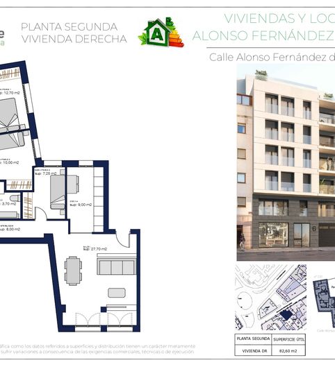 Foto 2 de Piso en venta en Calle Alonso Fernández de Madrid, 6, Centro, Palencia Capital