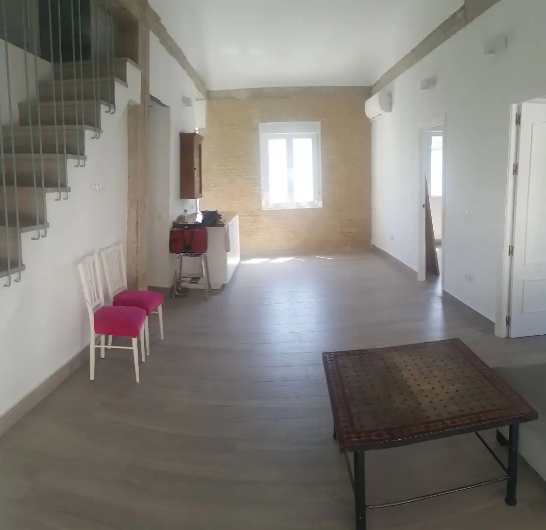 Wohnzimmer von Wohnung zur Miete in Sevilla mit Klimaanlage, Heizung und Parkett