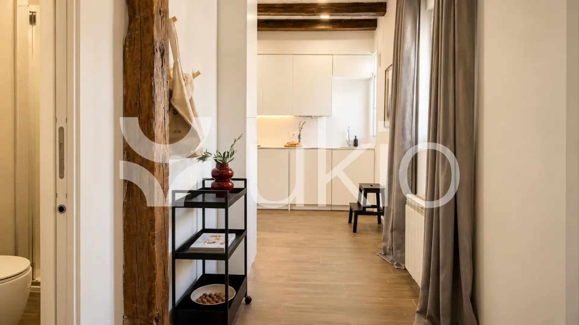 Kitchen of Apartments for rent in Madrid  with Air Conditioner, Heating and Furnished