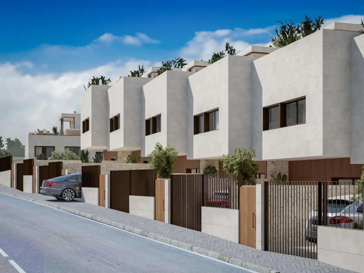 Exterior view of Detached homes for sale in Fuengirola  with Air Conditioner, Heating and Private garden