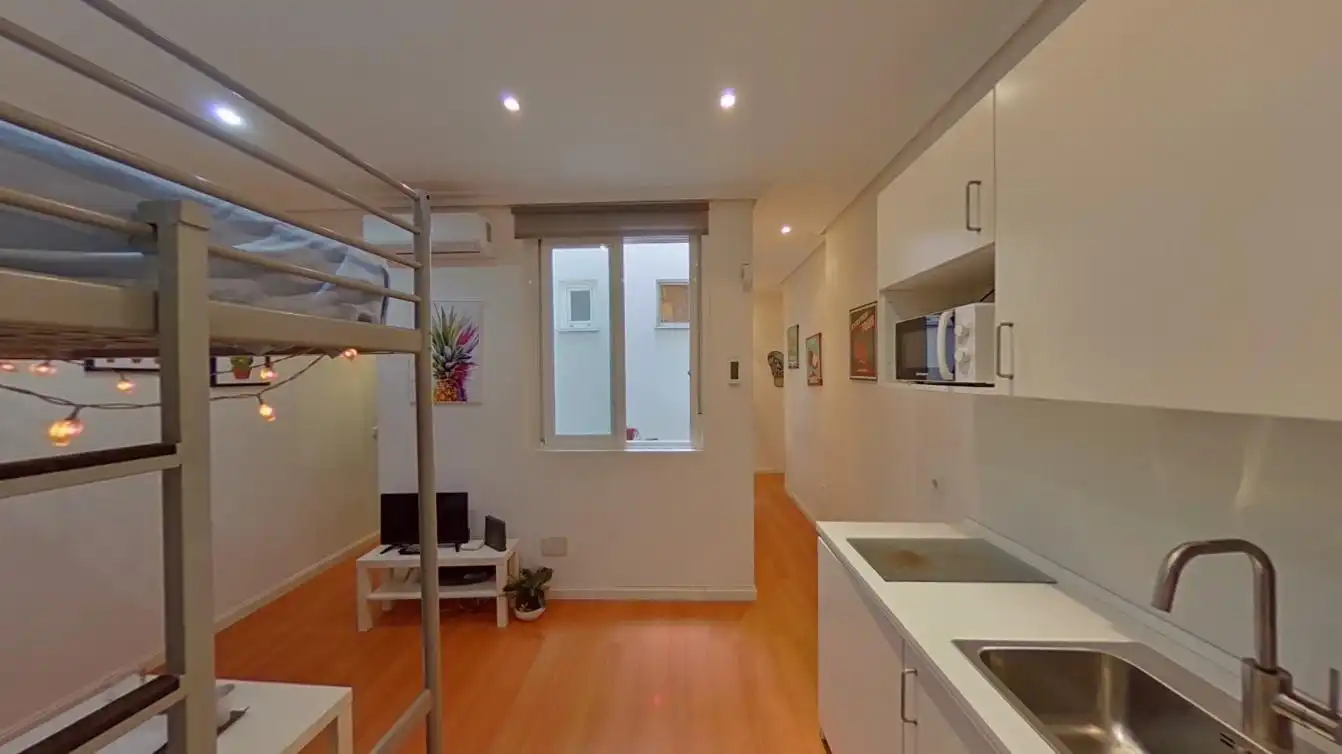 Cuina de Pis de lloguer en  Madrid Capital amb Aire condicionat, Calefacció i Moblat