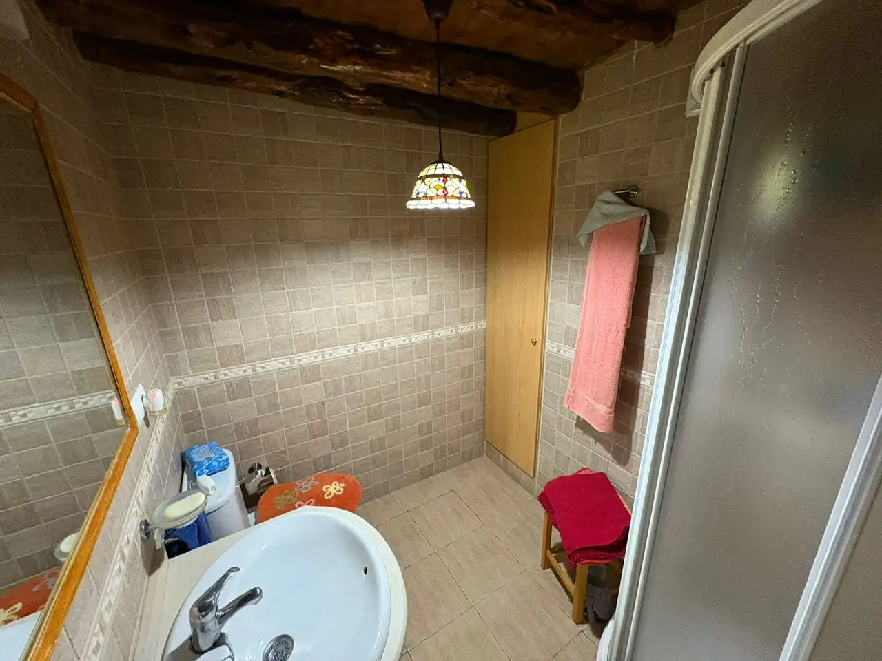 Bathroom of Country homes for sale in Castillejo de Robledo  with Heating, Parquet flooring and Terrace