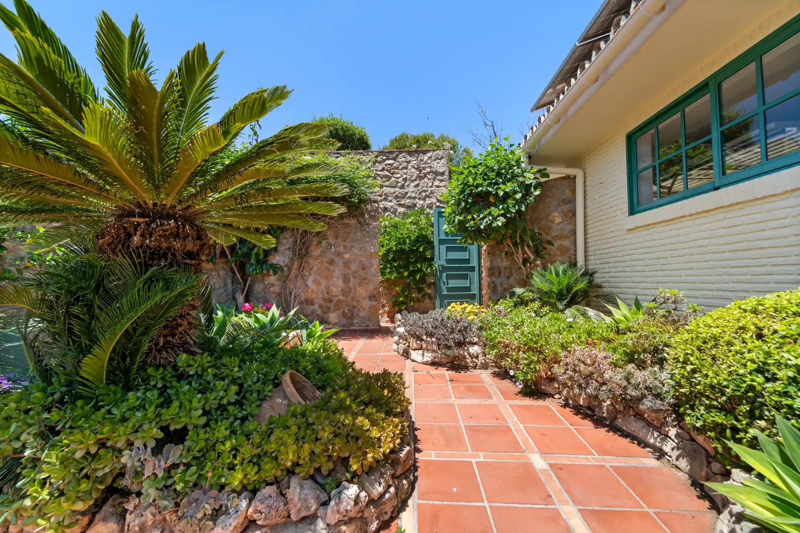 Jardí de Casa o xalet en venda en Benalmádena amb Aire condicionat, Calefacció i Jardí privat