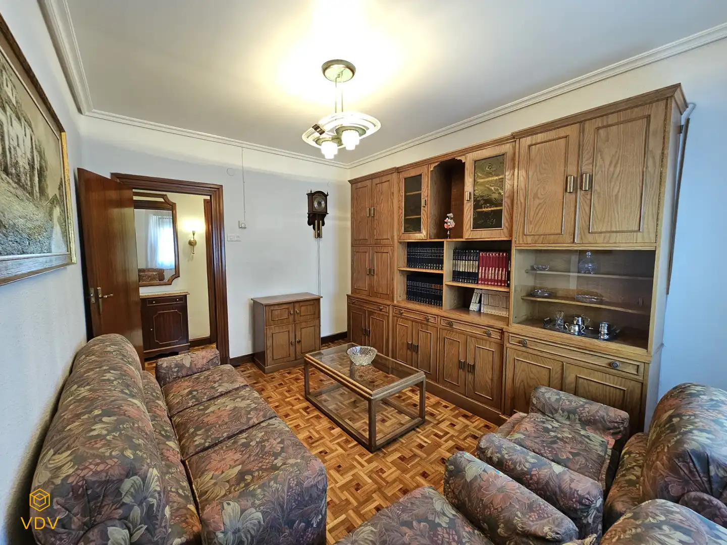 Living room of Flat for sale in  Pamplona / Iruña  with Heating, Parquet flooring and Storage room