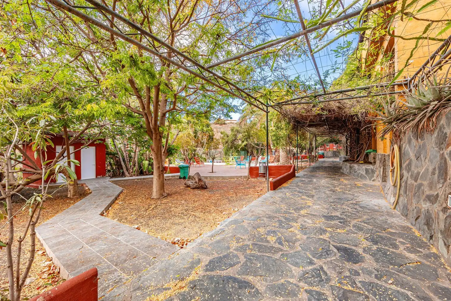 Terraza de Casa o chalet en venta en Telde con Jardín privado, Terraza y Piscina