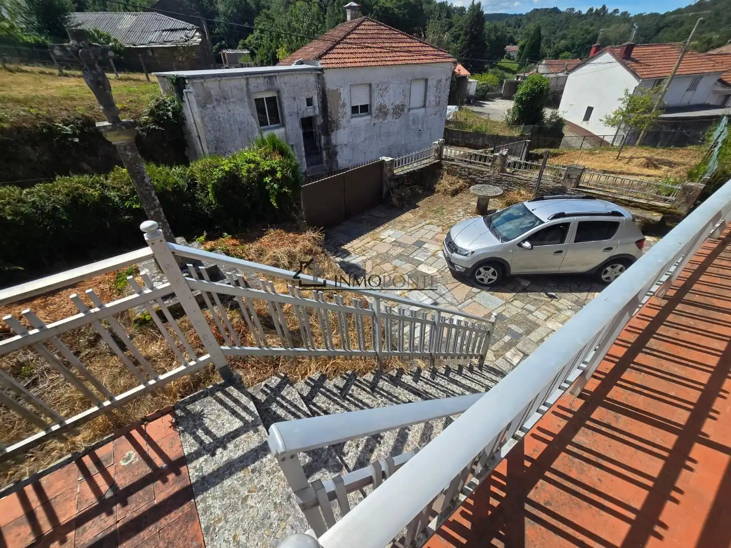 Vista exterior de Casa o xalet en venda en Forcarei amb Calefacció, Jardí privat i Terrassa