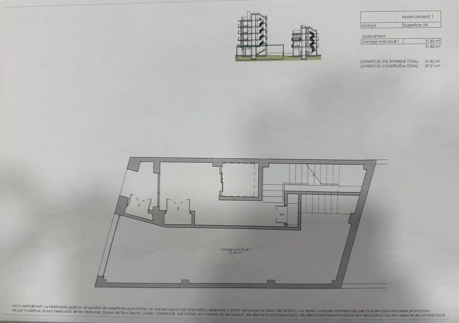Parkplatz zum Verkauf in Calle de Reixagó, imagen 2