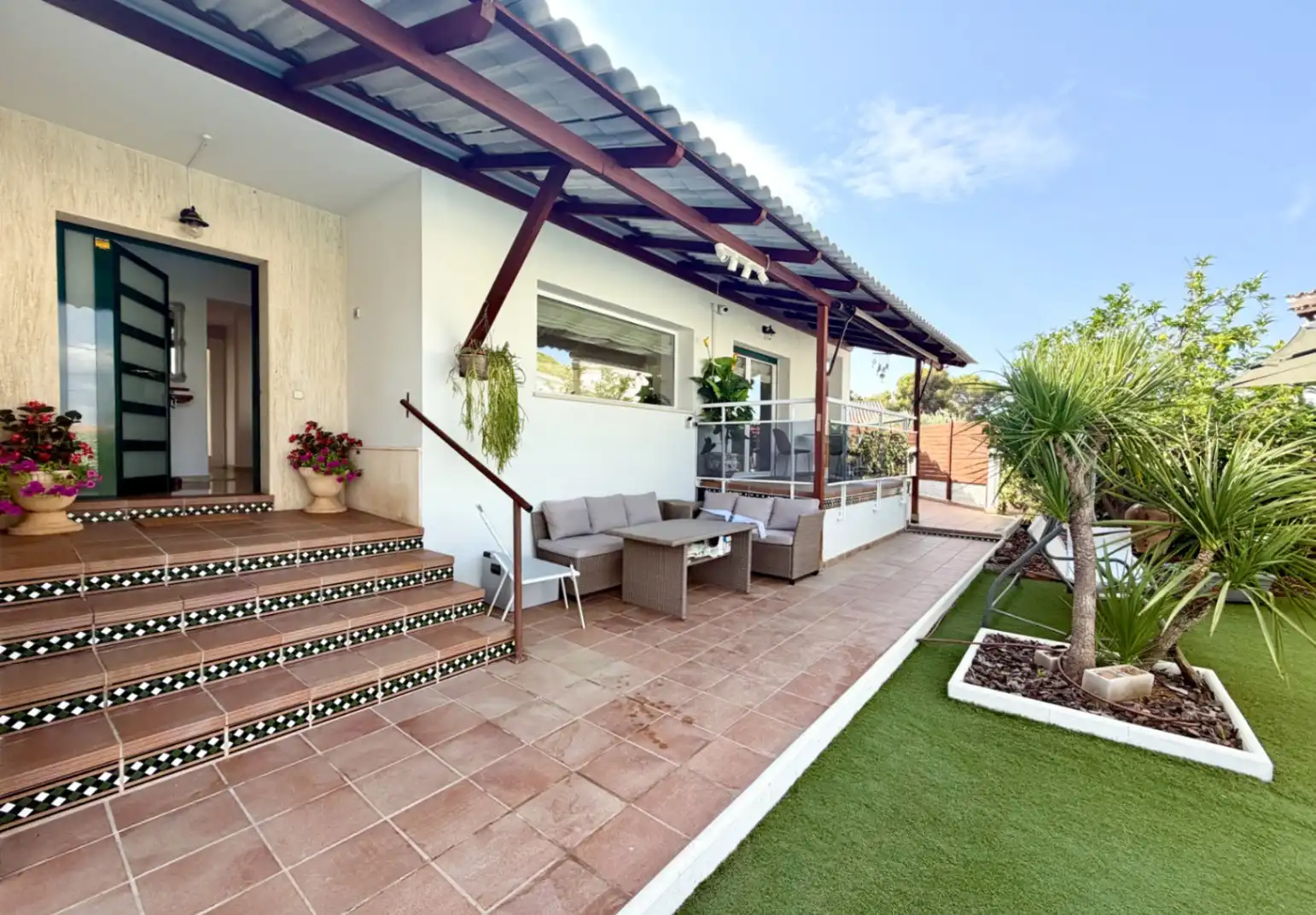 Terraza de Casa o chalet de alquiler en Sant Pere de Ribes con Aire acondicionado, Calefacción y Jardín privado