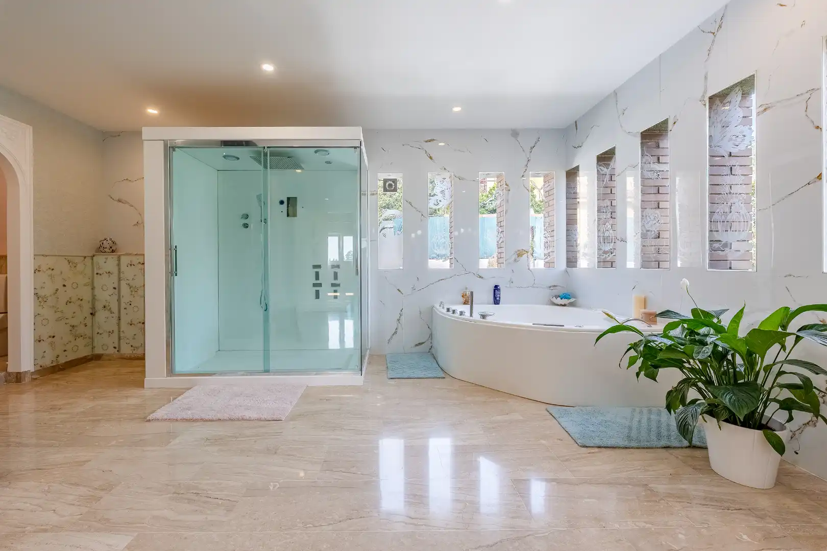 Baño de Casa o chalet en venta en Badalona con Aire acondicionado, Calefacción y Jardín privado