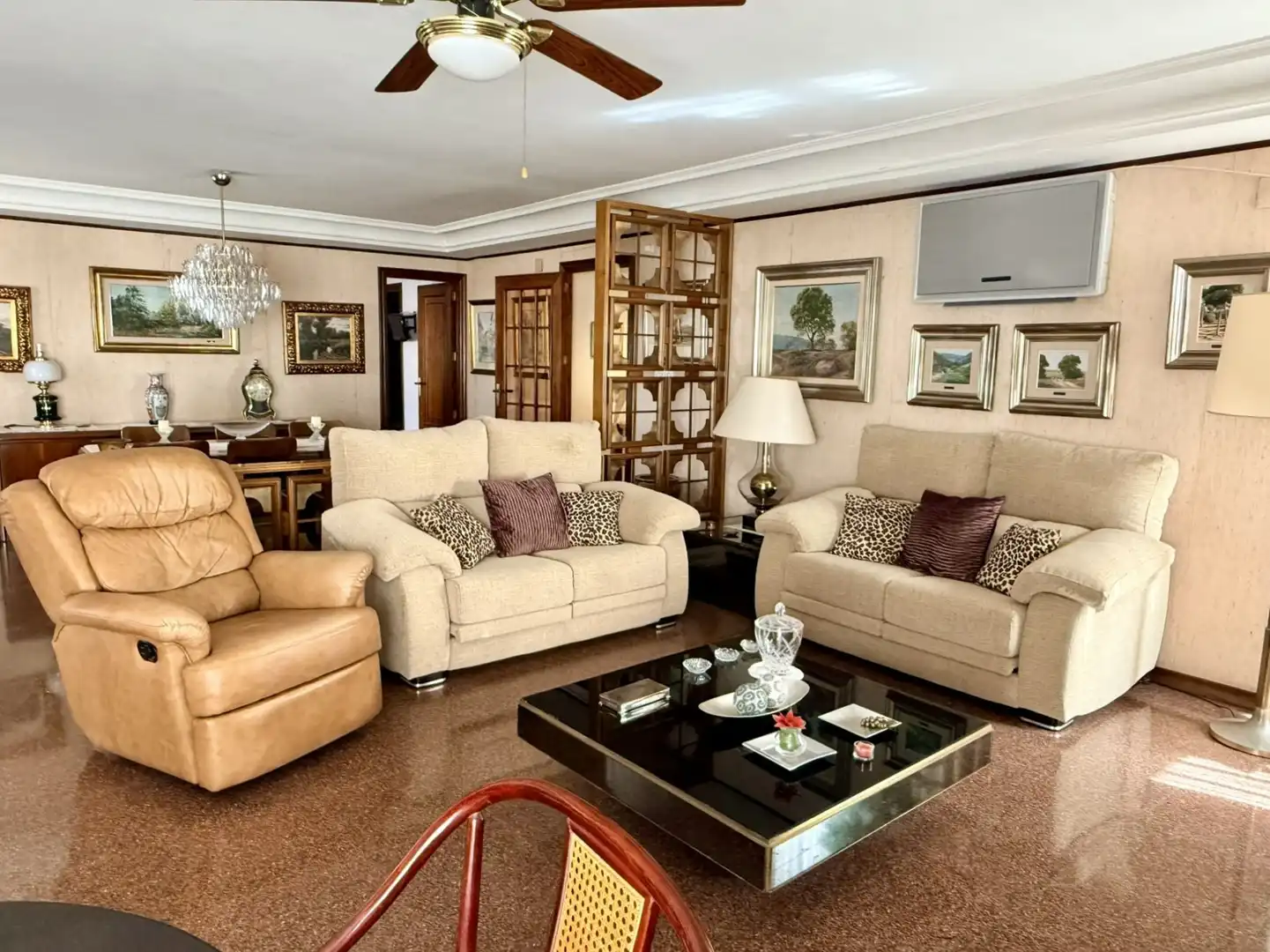 Sala de estar de Piso en venta en Alcoy / Alcoi con Aire acondicionado, Calefacción y Terraza