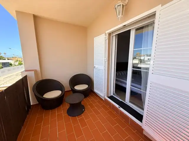 Balcony of Detached homes for rent in Chiclana de la Frontera  with Air Conditioner, Furnished and Oven