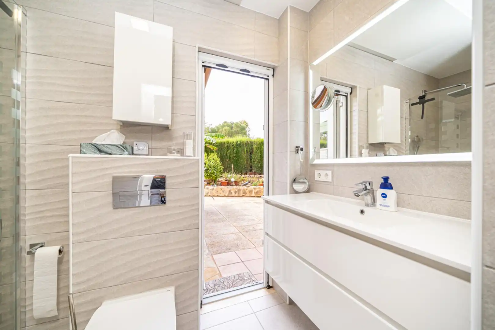Baño de Planta baja en venta en Sant Llorenç des Cardassar con Aire acondicionado, Calefacción y Jardín privado