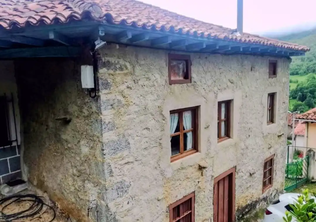Vista exterior de Casa o xalet en venda en Vega de Liébana amb Jardí privat, Moblat i Balcó
