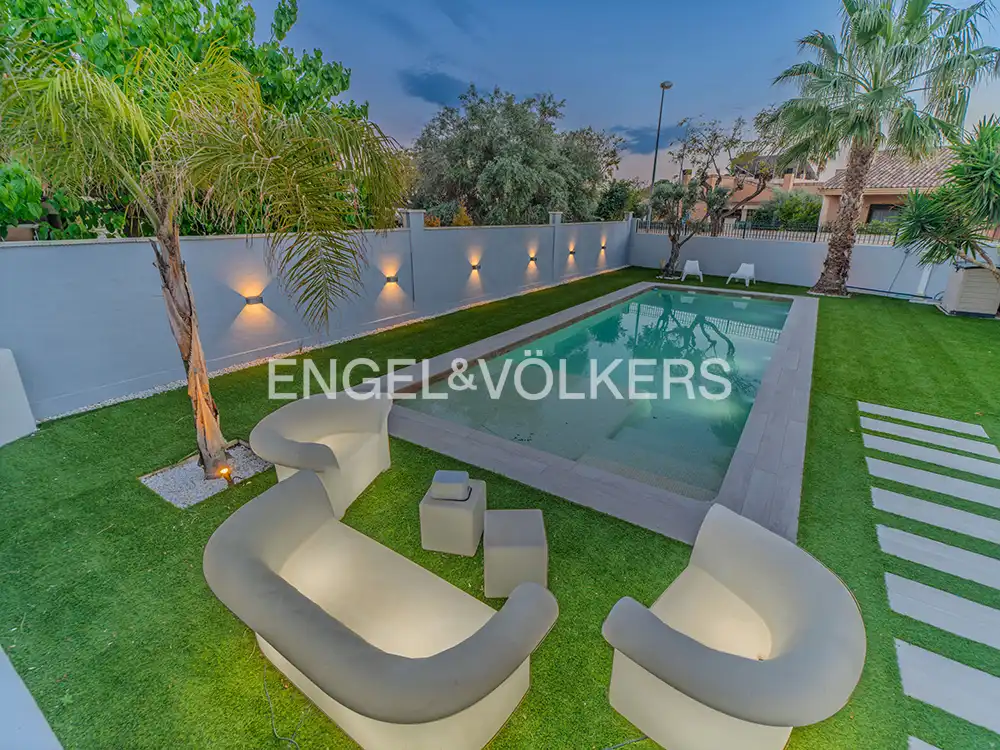 Piscina de Casa o chalet en venta en Mutxamel con Aire acondicionado, Calefacción y Jardín privado