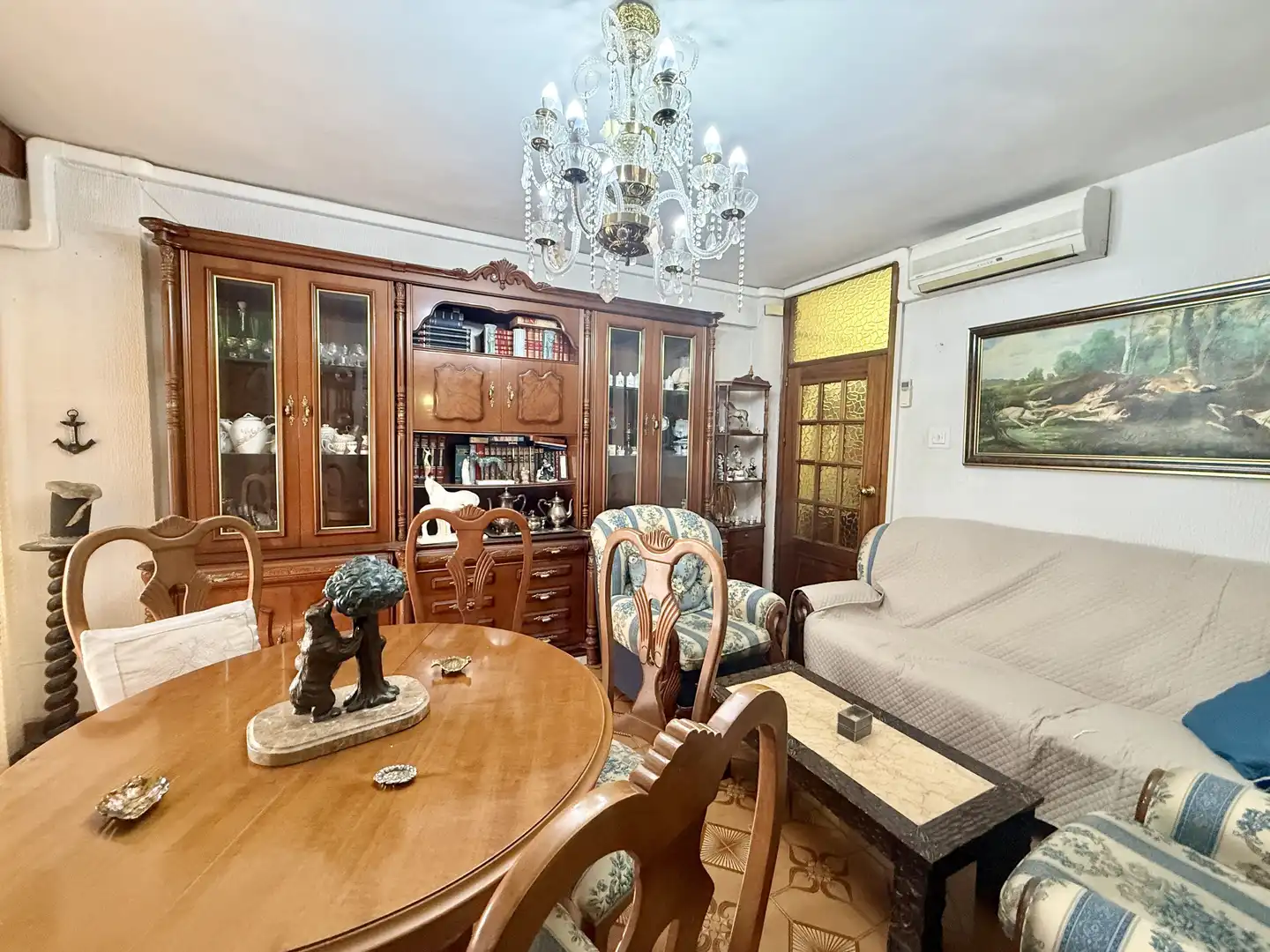 Sala de estar de Piso en venta en Madrid con Aire acondicionado y Terraza