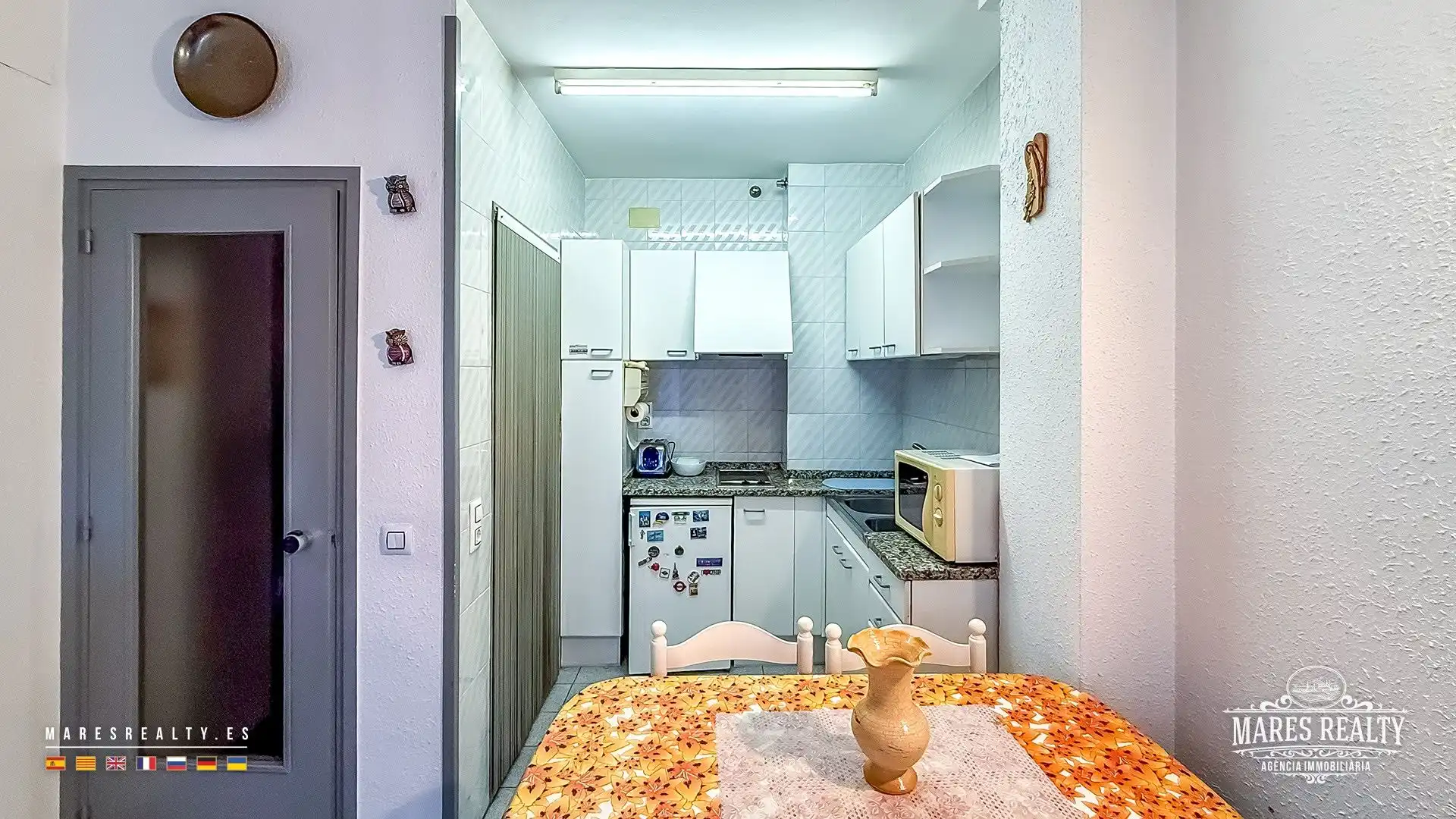 Kitchen of Flat for sale in Lloret de Mar  with Air Conditioner, Heating and Furnished