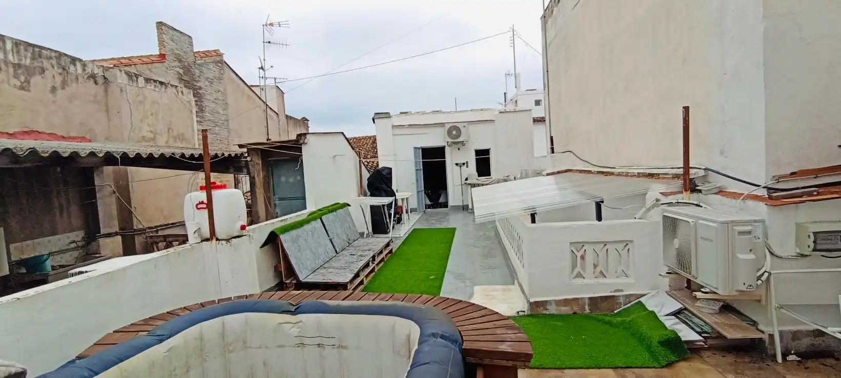 Terrace of Detached homes for sale in Oliva pueblo