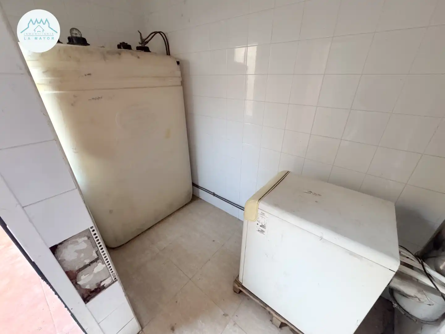 Cocina de Casa adosada en venta en Pozuelo de Calatrava con Calefacción, Terraza y Trastero
