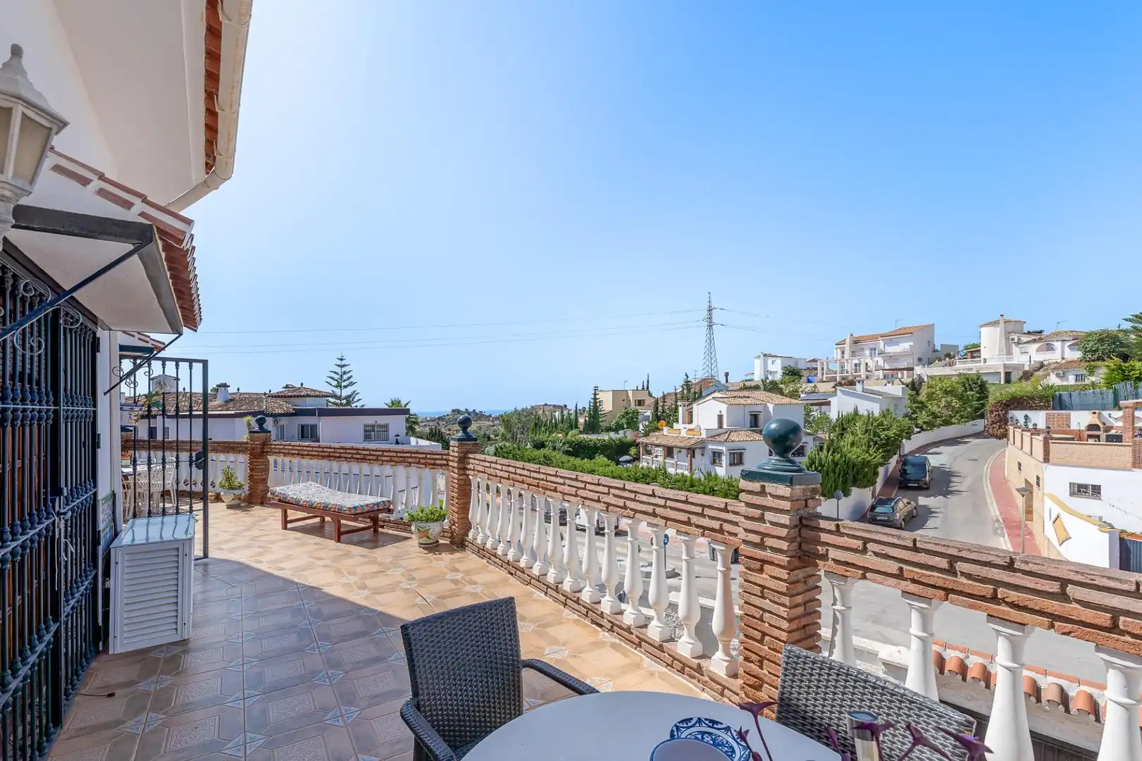 Terrassa de Casa adosada en venda en Benalmádena amb Aire condicionat i Terrassa
