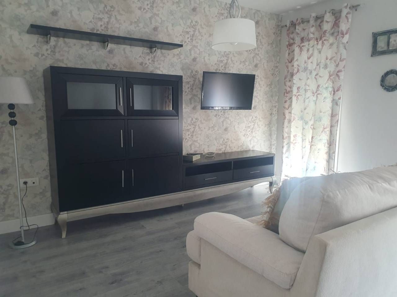Living room of Flat for sale in Badajoz Capital  with Furnished