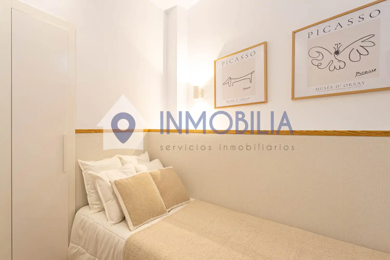 Schlafzimmer von Wohnung zum Verkauf in Madrid mit Klimaanlage und Heizung
