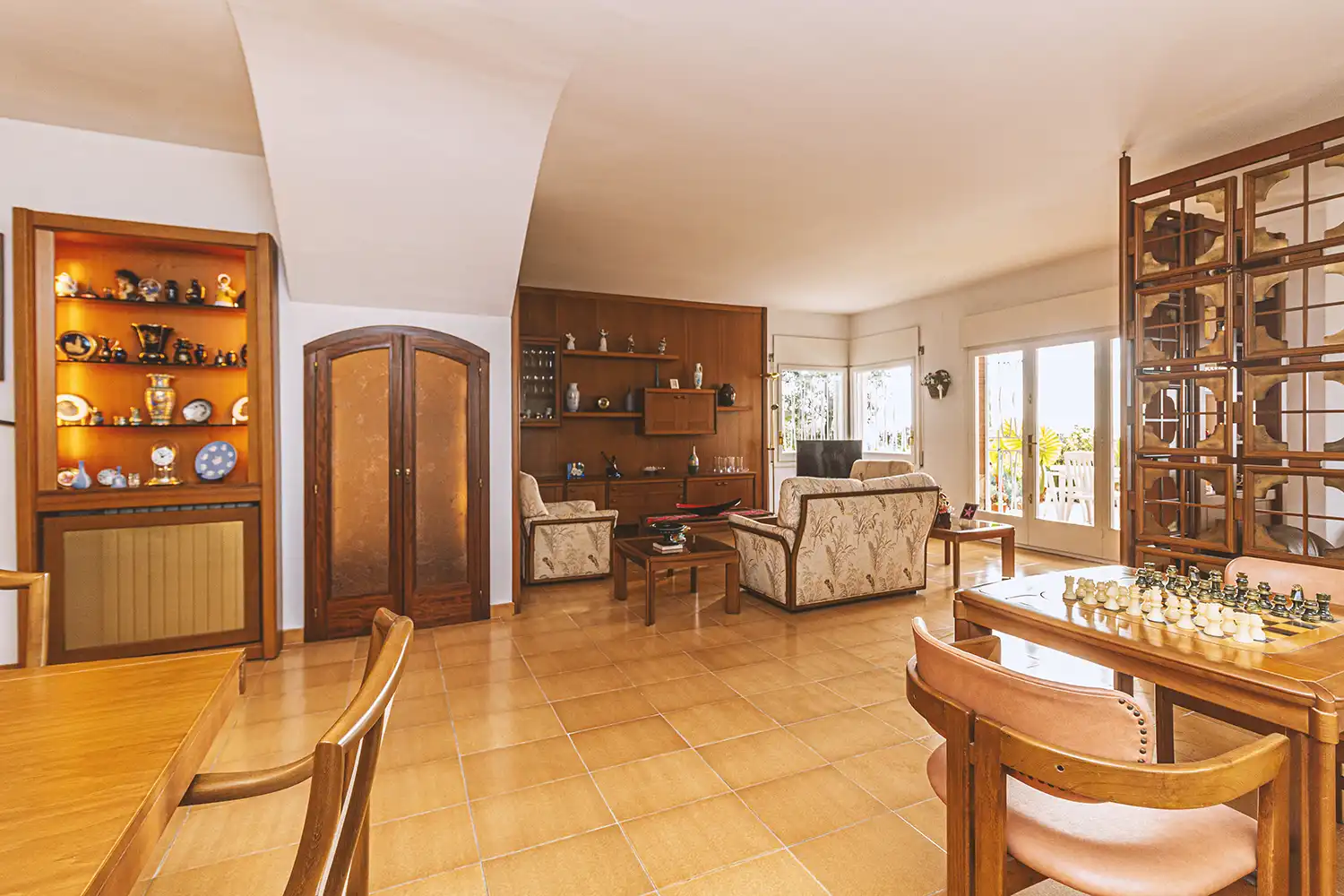 Sala d'estar de Casa o xalet en venda en Sant Pol de Mar amb Calefacció, Jardí privat i Terrassa