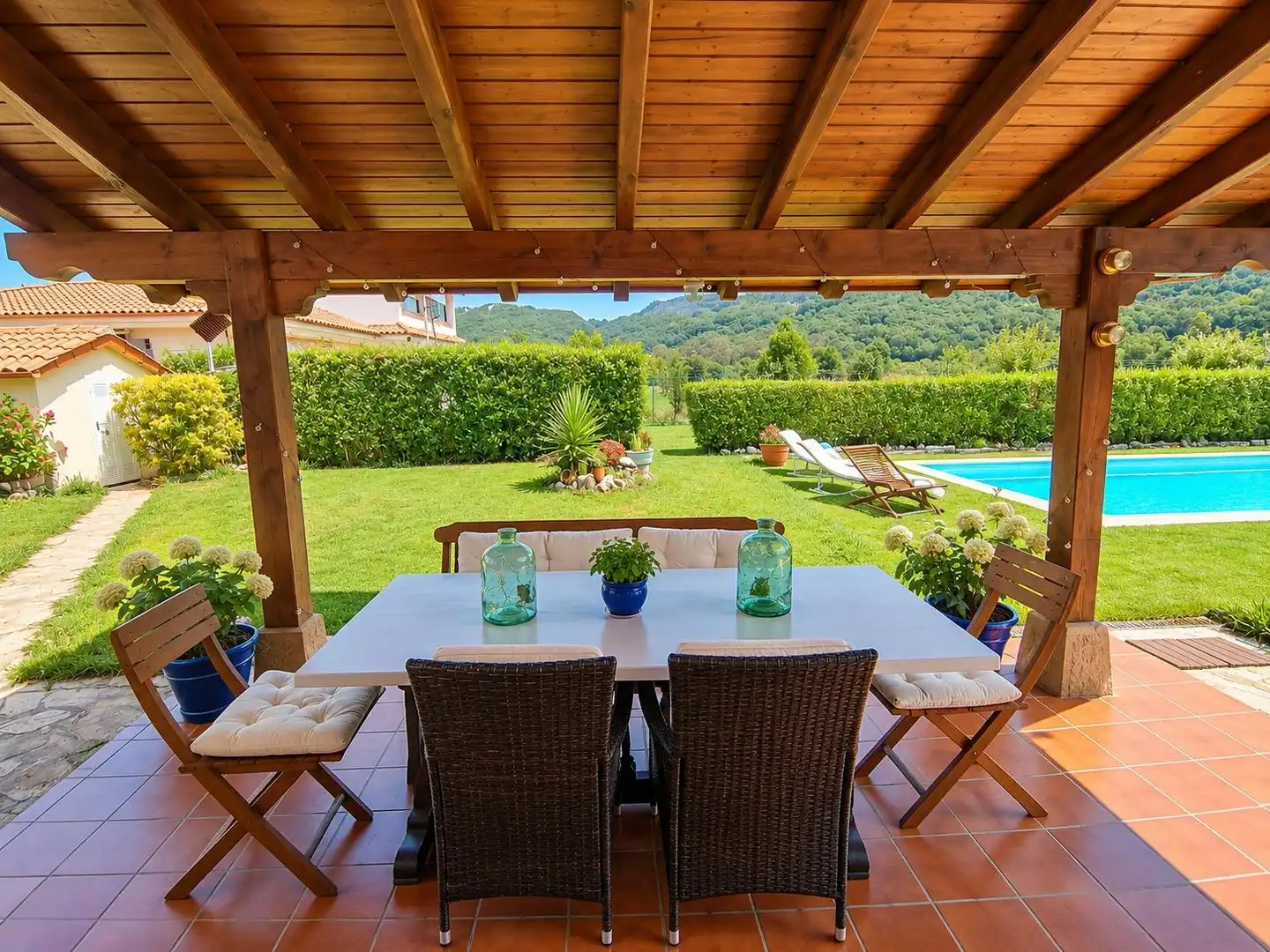 Terrace of Houses for sale in Liendo  with Heating, Private garden and Swimming Pool