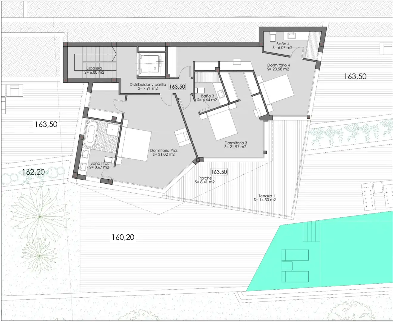 Villa con terrazza in vendita a La Fustera, imagen 7