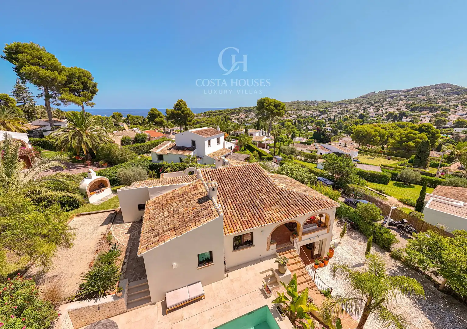 Exterior view of Houses for sale in Jávea / Xàbia  with Air Conditioner, Private garden and Terrace