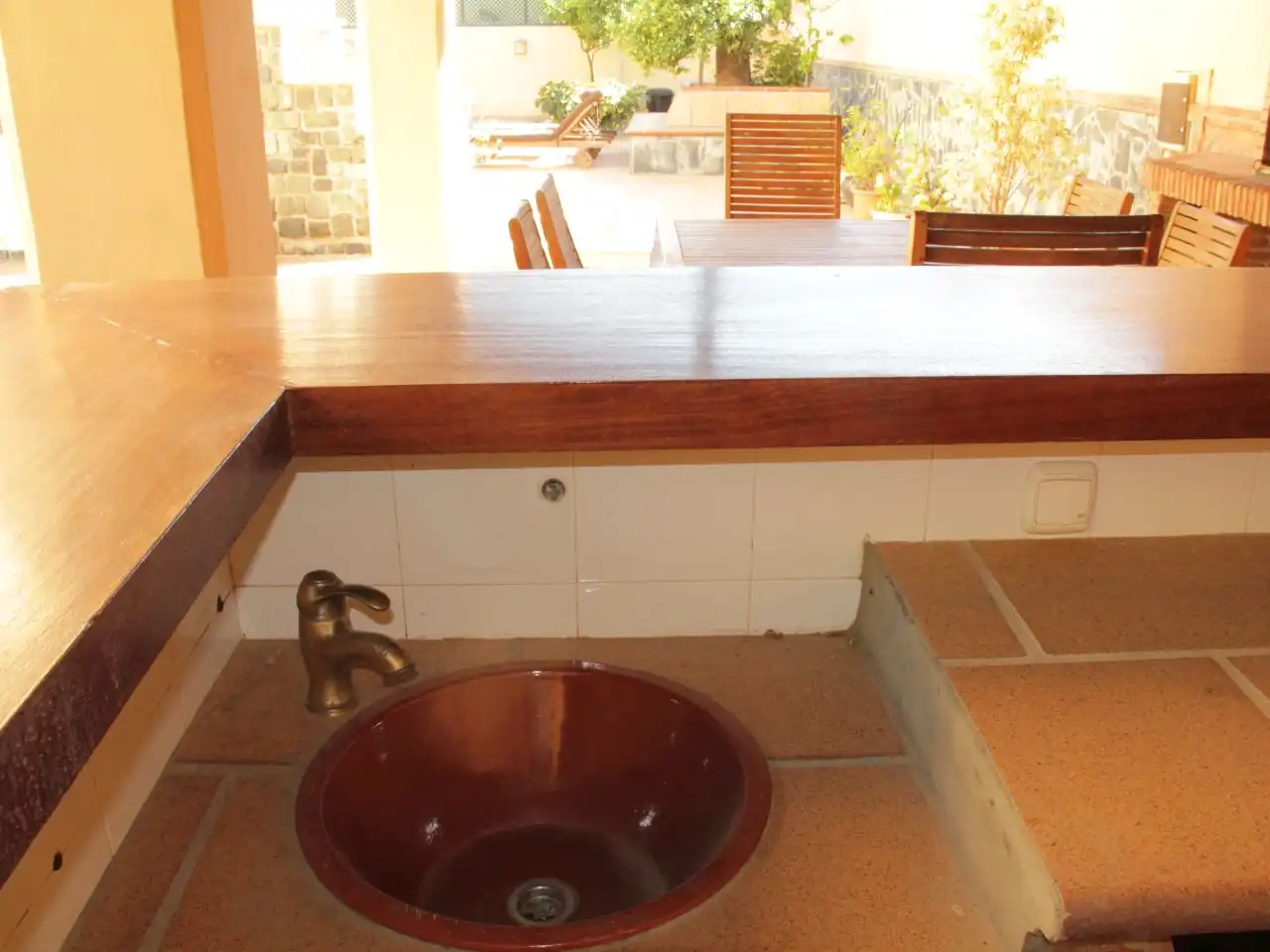 Terraza de Casa o chalet de alquiler en Málaga con Aire acondicionado, Calefacción y Jardín privado