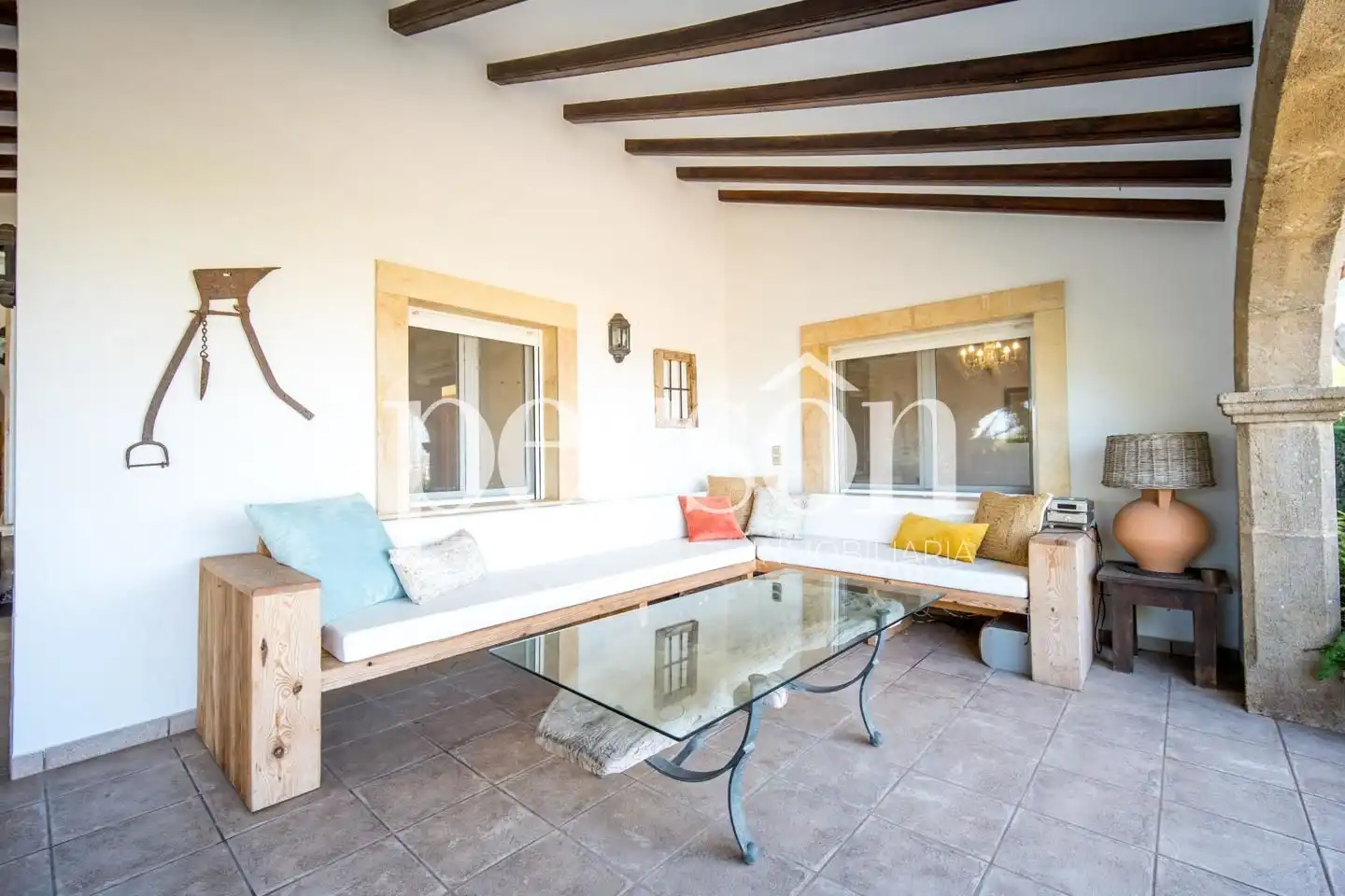 Living room of Houses for sale in Jávea / Xàbia  with Air Conditioner, Heating and Private garden