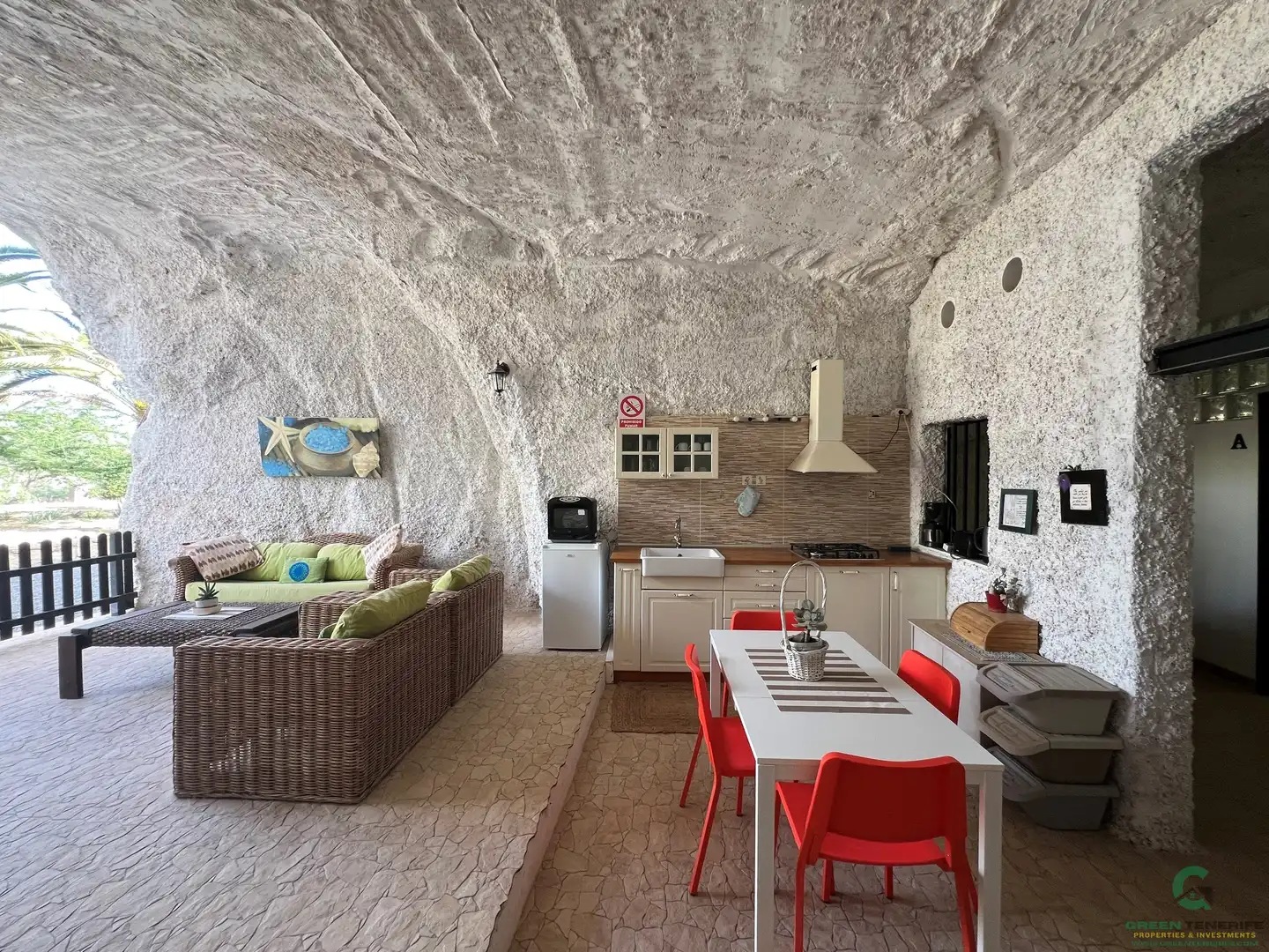 Cocina de Finca rústica en venta en Granadilla de Abona