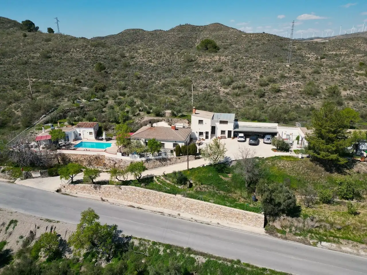 Exterior view of Country homes for sale in Serón  with Air Conditioner and Swimming Pool