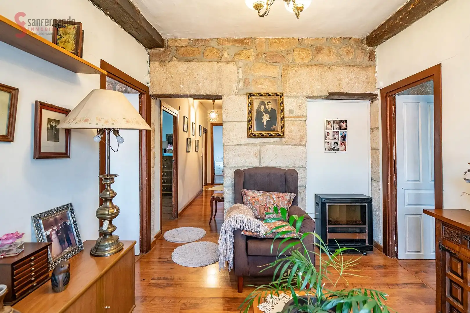 Sala de estar de Casa adosada en venta en Torrelavega  con Jardín privado, Terraza y Trastero