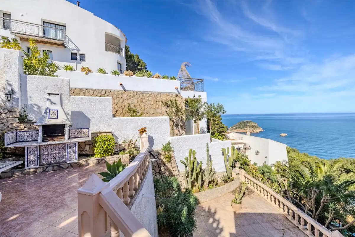 Exterior view of Houses for sale in Jávea / Xàbia  with Air Conditioner, Heating and Private garden