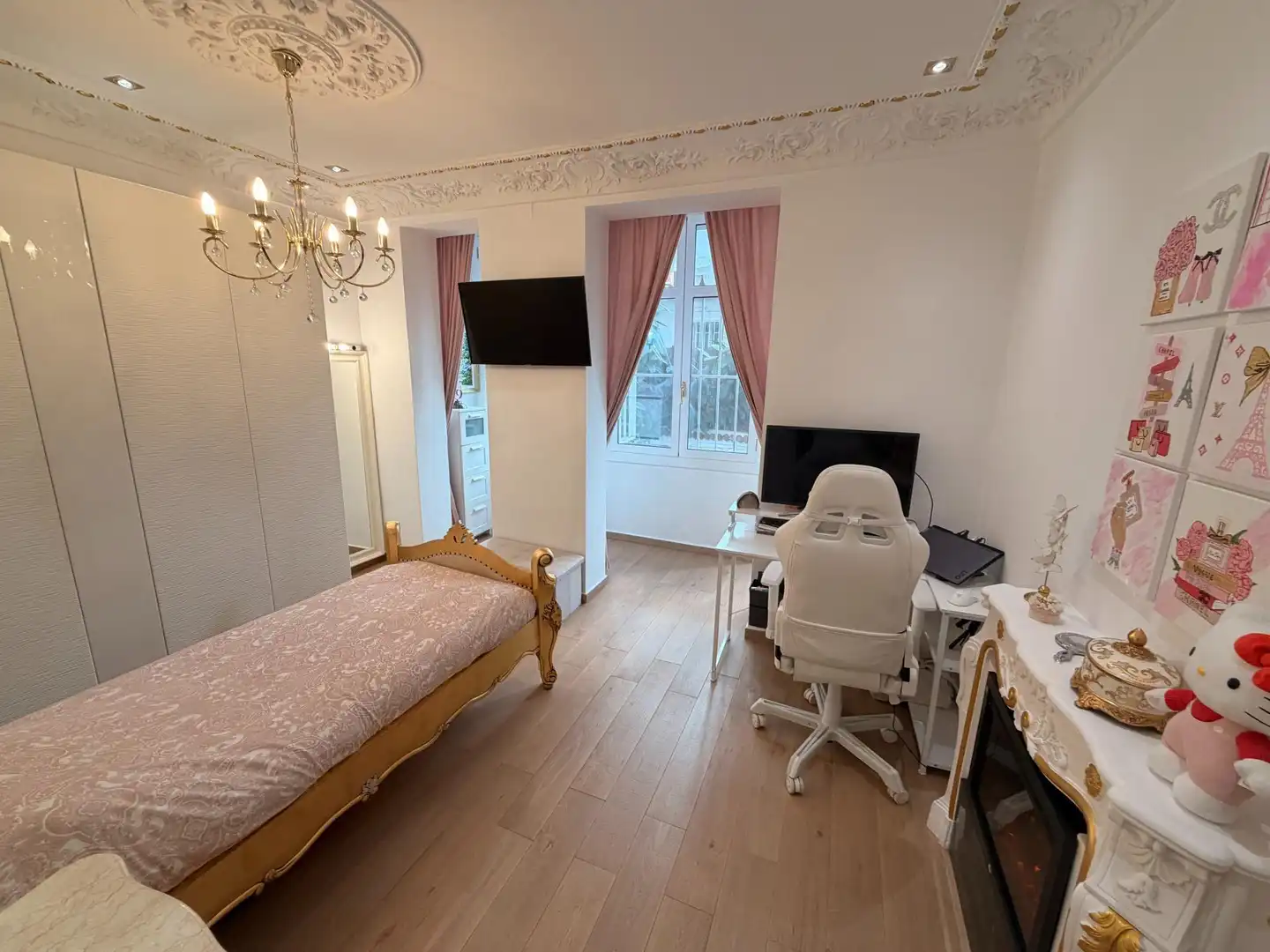Schlafzimmer von Maisonette zum Verkauf in Barcelona mit Klimaanlage, Terrasse und Balkon