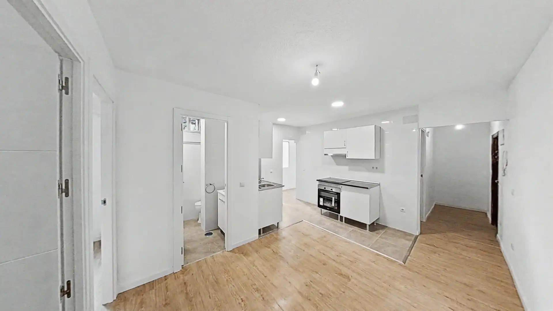 Cocina de Apartamento de alquiler en Madrid con Horno y Se aceptan mascotas