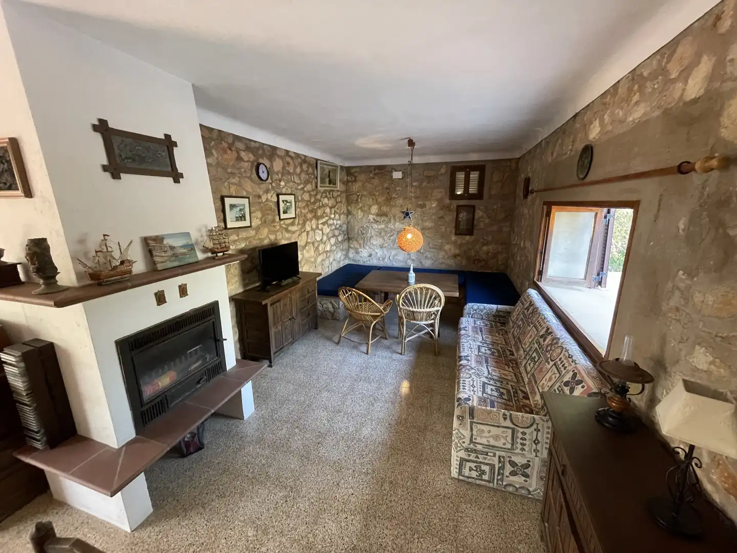 Sala d'estar de Casa o xalet en venda en Formentera amb Jardí privat, Terrassa i Piscina