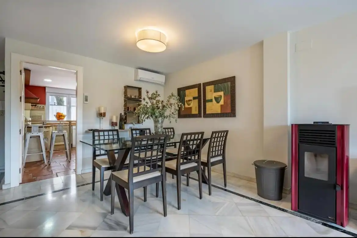 Dining room of Houses for rent in Monachil  with Air Conditioner, Heating and Private garden