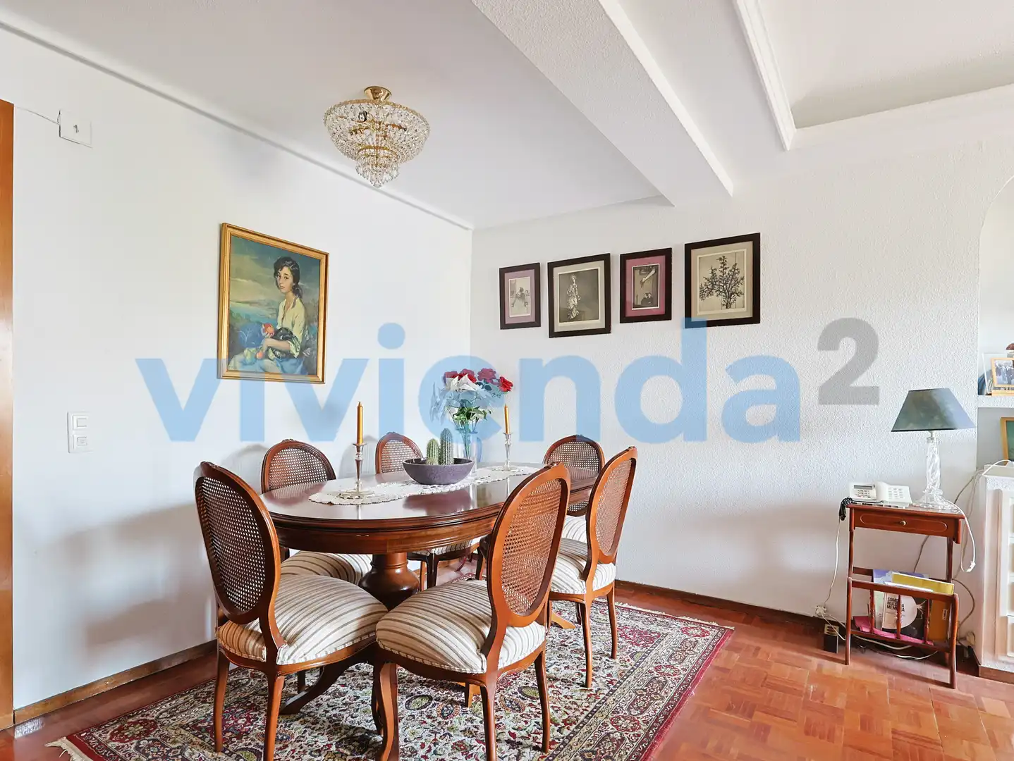 Dining room of Flat for sale in Madrid  with Heating, Terrace and Storage room
