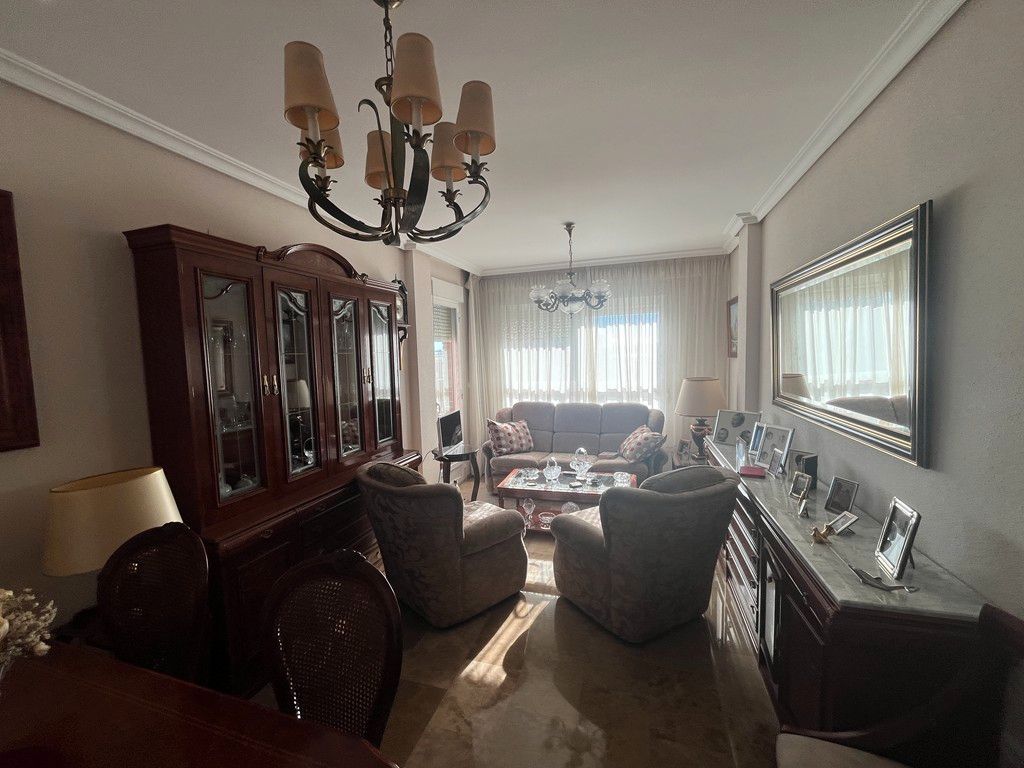 Living room of Flat for sale in  Albacete Capital  with Heating, Terrace and Storage room
