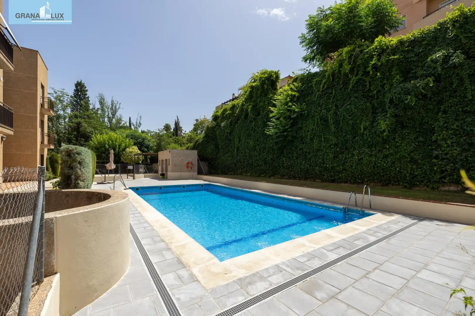 Swimming pool of Flat for sale in Granada