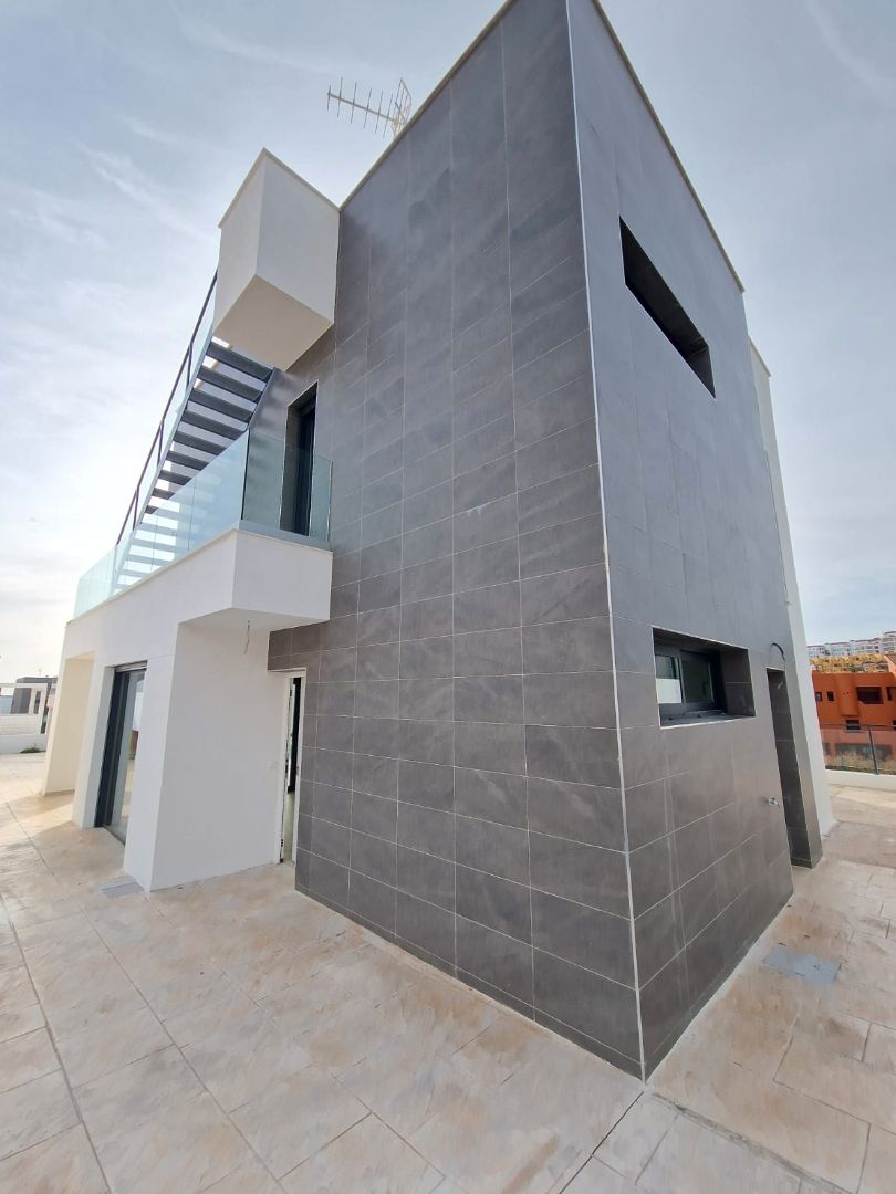 Exterior view of House or chalet for sale in Manilva  with Air Conditioner, Heating and Private garden
