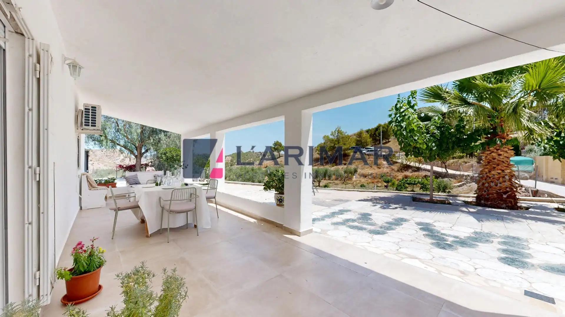 Terrassa de Casa o xalet en venda en Aspe amb Aire condicionat, Calefacció i Jardí privat