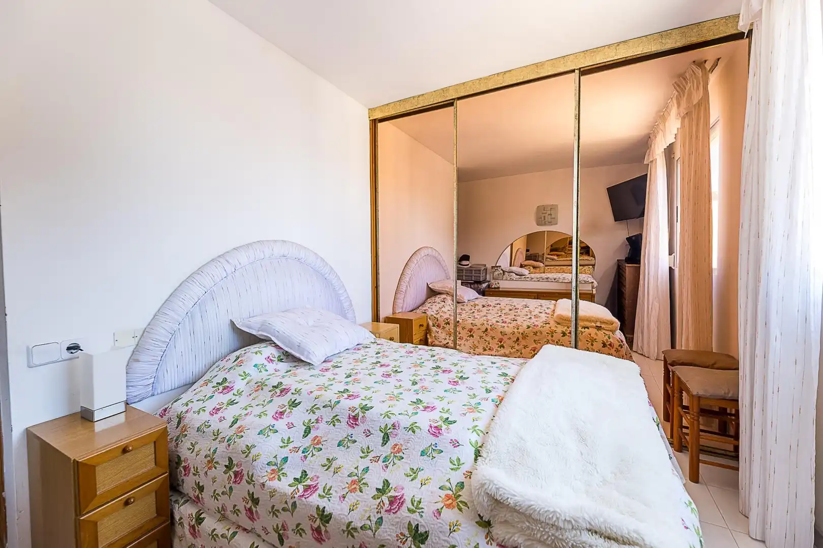 Dormitori de Apartament en venda en  Palma de Mallorca amb Calefacció, Terrassa i Balcó