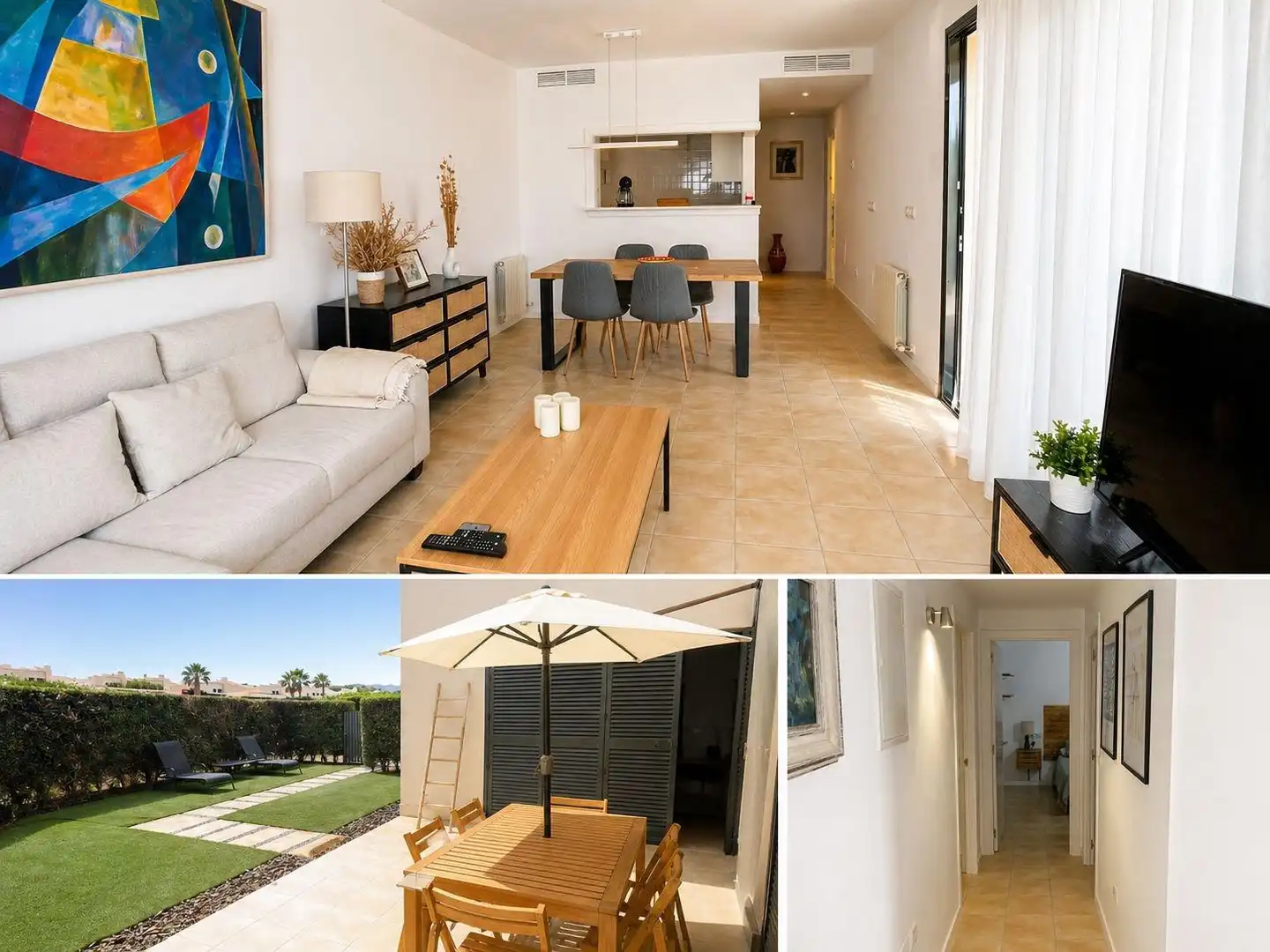 Sala d'estar de Casa o xalet en venda en Murcia amb Aire condicionat, Calefacció i Jardí privat